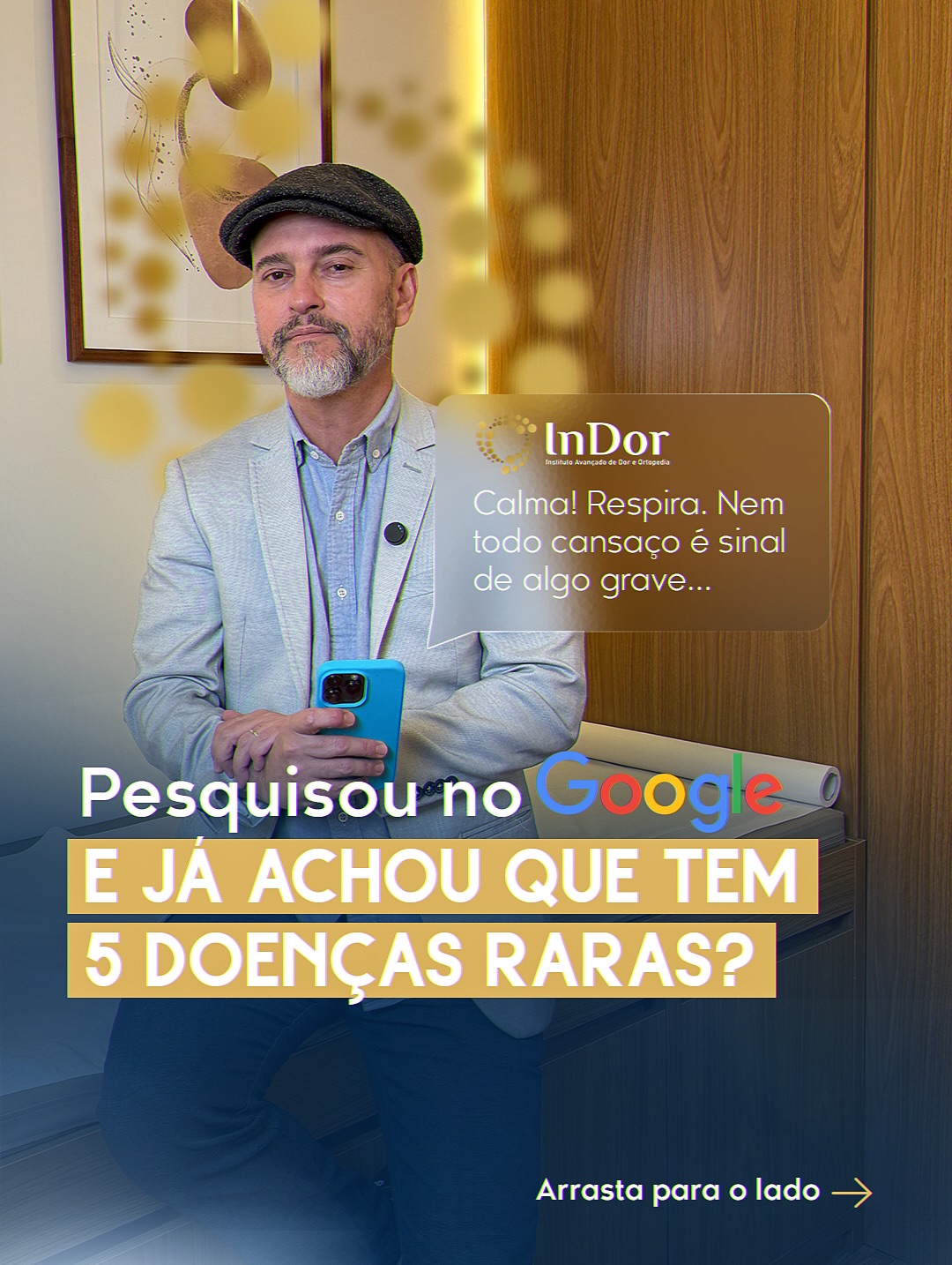 Ilustração de uma lupa, representando a busca por diagnósticos raros